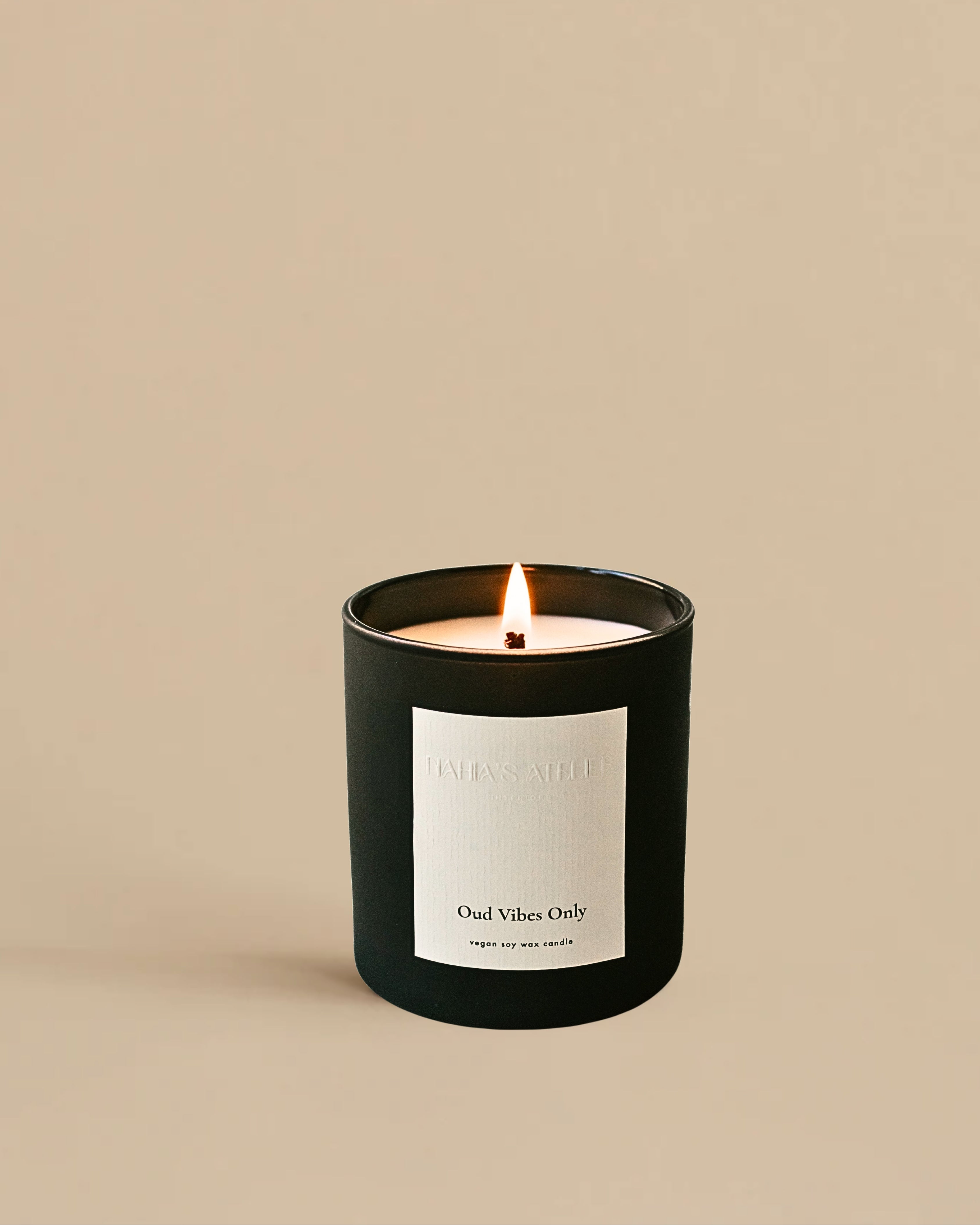 Oud Vibes Only Vegansk Duftlys 230g